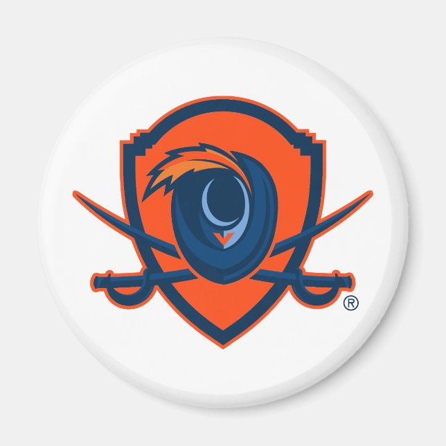 University of Virginia | Cavalier Shield Magnet (Framsidan)
