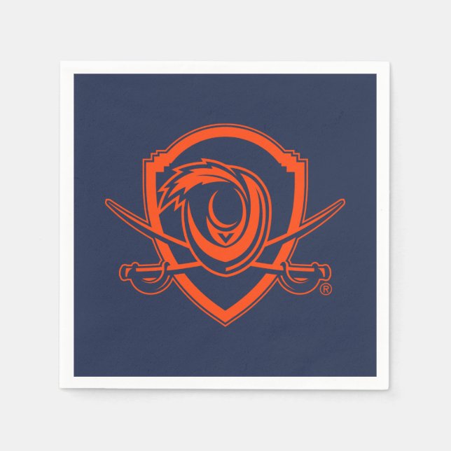 University of Virginia | Cavalier Shield Pappersservett (Framsidan)