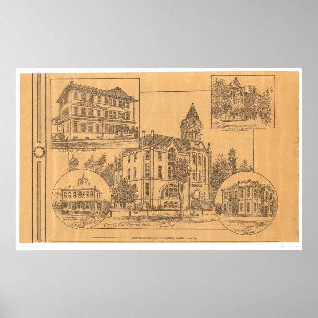 Universty of Southern California (1805C) Poster (Framsidan)