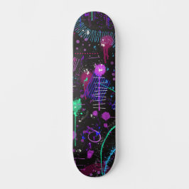 Universum är brett mini skateboard bräda 18,5 cm