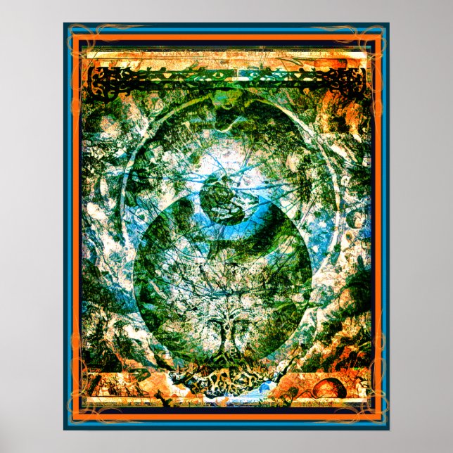 Universum är en träd poster (Framsidan)