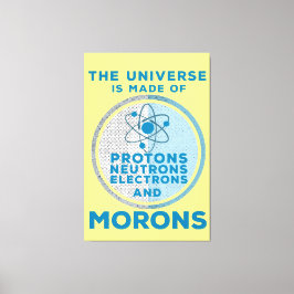 Universum är gjort av moroner canvastryck