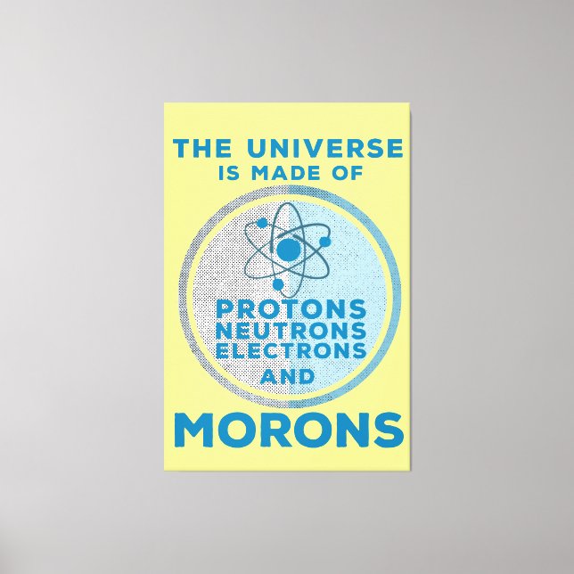 Universum är gjort av moroner canvastryck (Framsida)