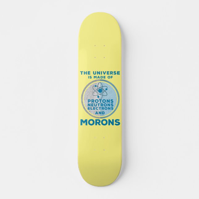 Universum är gjort av moroner mini skateboard bräda 18,5 cm (Framsida)
