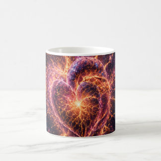 Universum är Levande — Kosmiska Hjärtnan nebulosa Kaffemugg