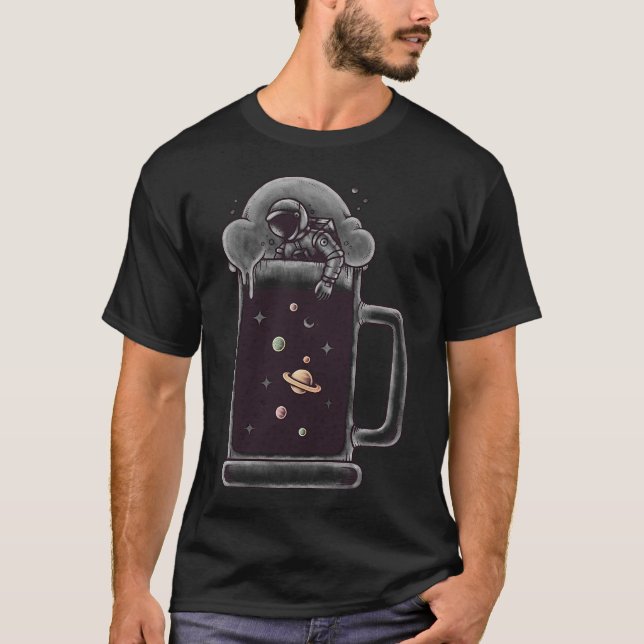 Universum är upplyst t shirt (Framsida)