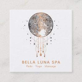 Universum för Shaman för *~*kosmosmåne Lunar Fyrkantigt Visitkort