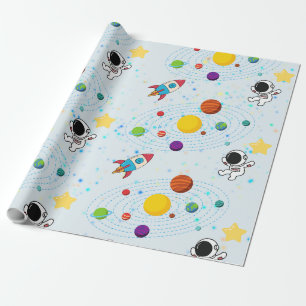Universum-hölje pappert presentpapper