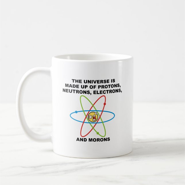 Universum Idioter Rolig Mugg (Vänster)