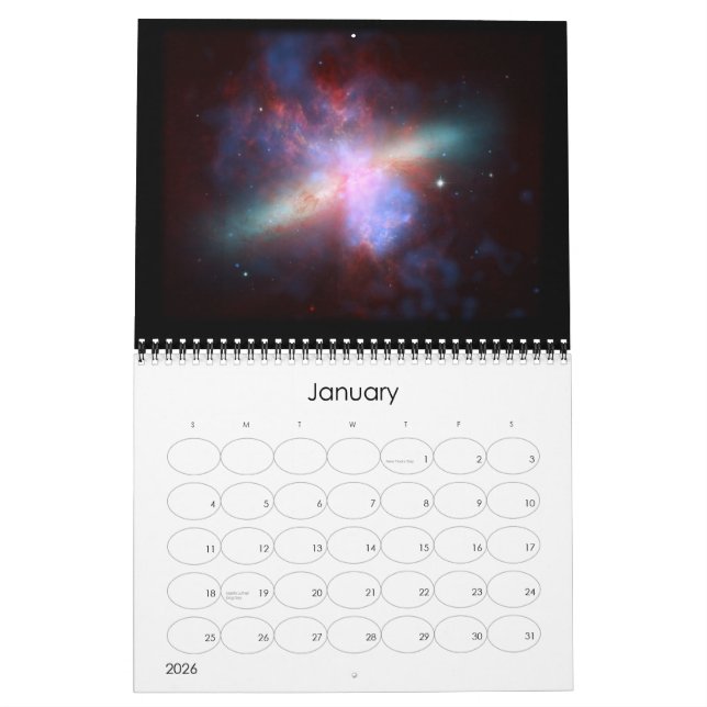 Universum Kalender (Jan 2026)