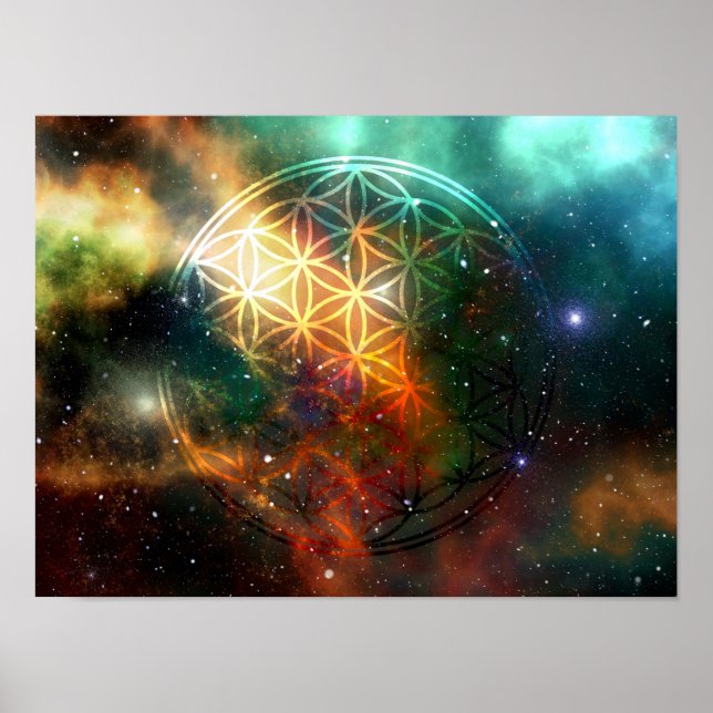 Universum - Livets blomma - Poster (Framsidan)