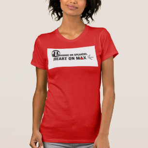Universum På Högtalare Hjärta På Max Citat T Shirt
