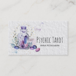 Universum psykiska Tarot för kristaller för Visitkort