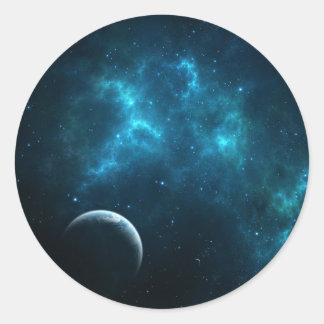 Universum Runt Klistermärke