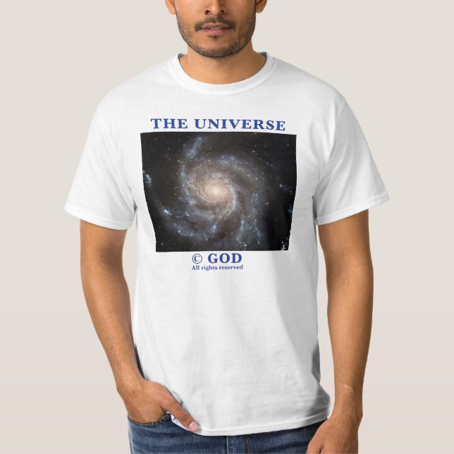 Universum tar copyrightt på tee (Framsida)