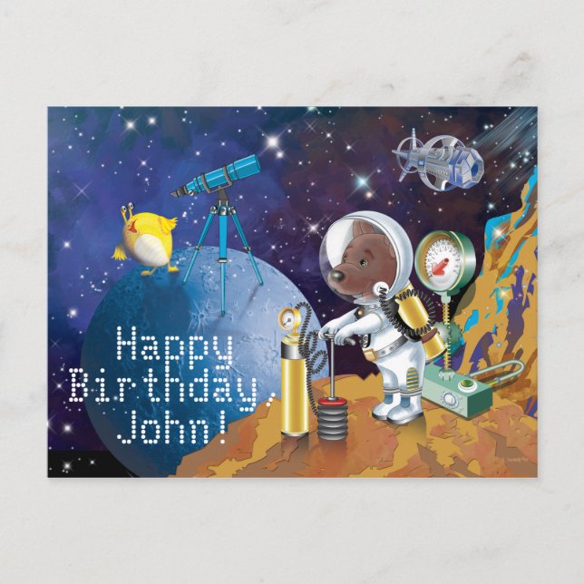 universum vykort (Framsida)