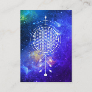 *~*universumblomma av livYogaReiki astrologi Visitkort