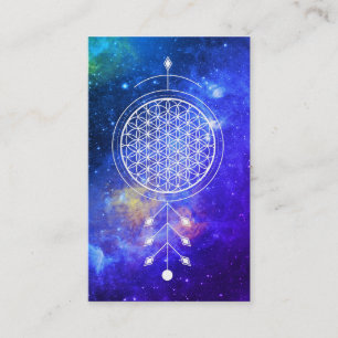 *~*universumblomma av livYogaReiki astrologi Visitkort