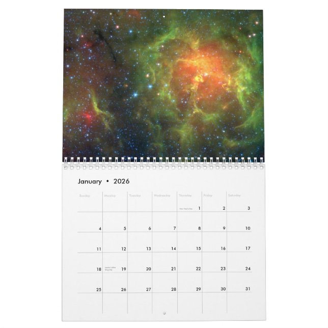 Universumkalendern Kalender (Jan 2026)