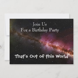 Universums bild inbjudningar