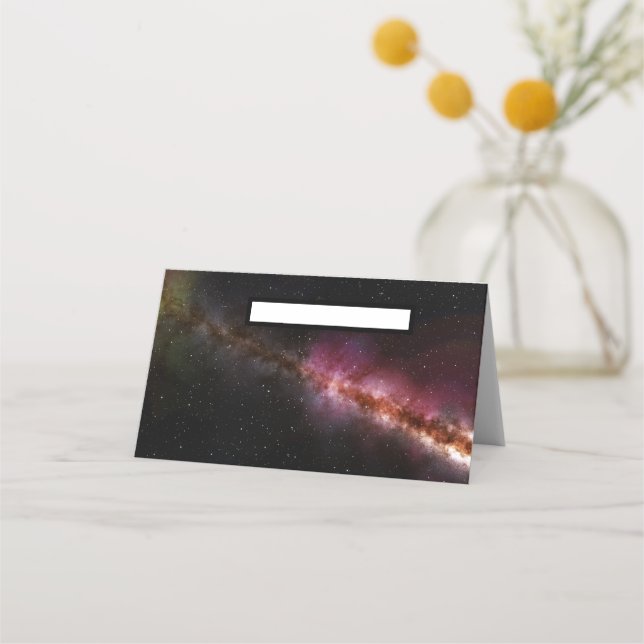 Universums bild placeringskort (Framsida)