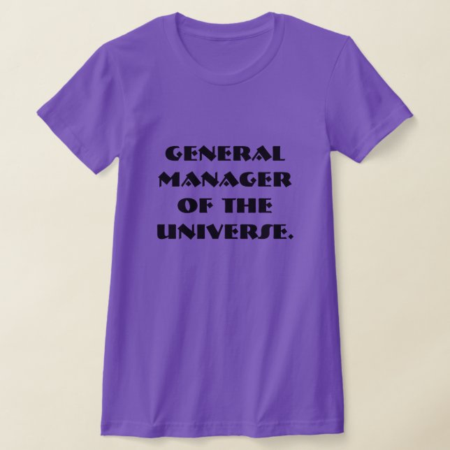 Universums generaldirektör t-shirt (Laydown)