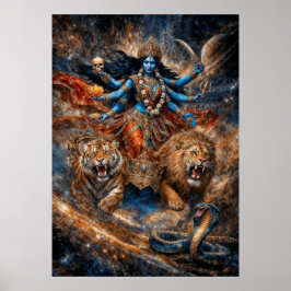 Universums krafter av Kali Gudinnan Poster