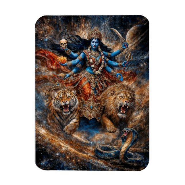 Universums krafter Kali Gudinna Magnet (Vertikal)