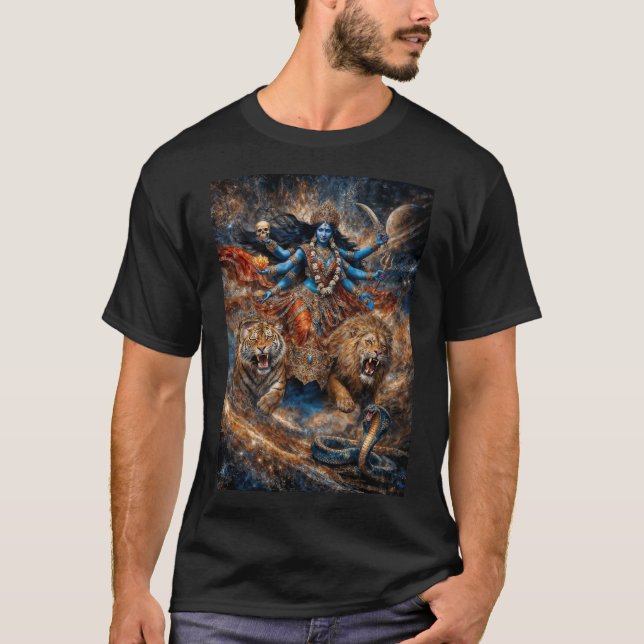 Universums krafter Kali Gudinnan T Shirt (Framsida)