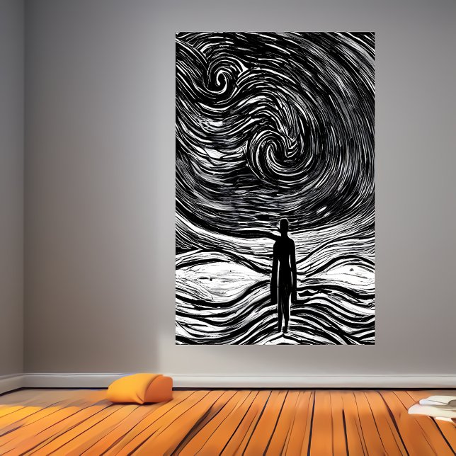 Universums mörker | AI Art Poster (Skapare uppladdad)