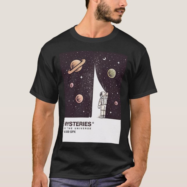 Universums mysterier t shirt (Framsida)