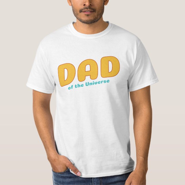 Universums pappa: Fars dag 2024 T Shirt (Framsida)