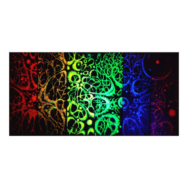 Universums struktur fototryck (Framsidan)