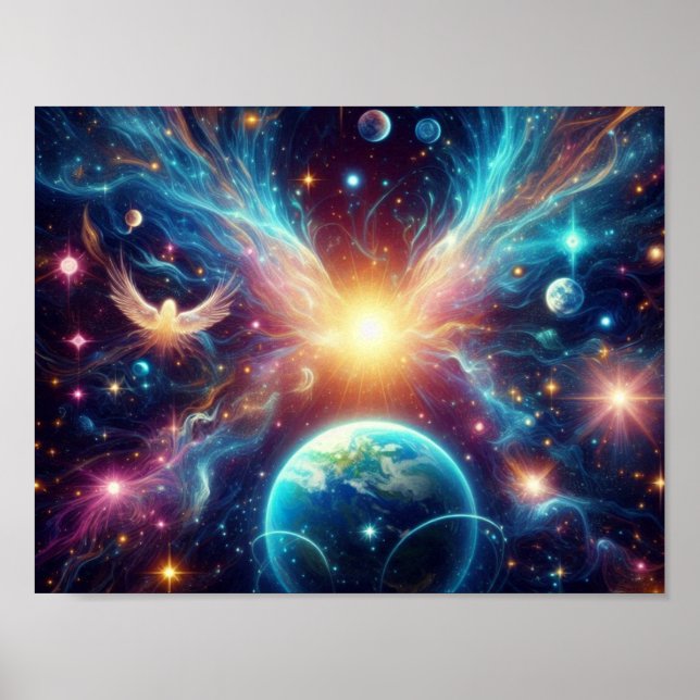 Universums vibration poster (Framsidan)