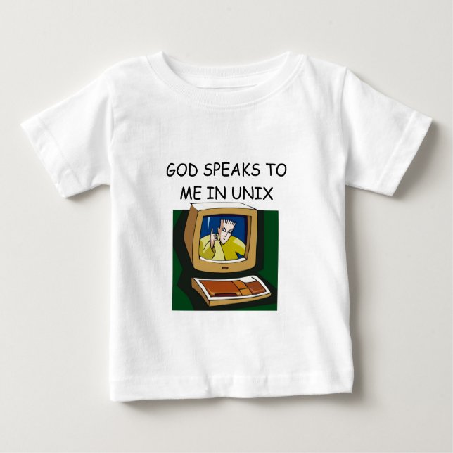 unix datorgeek t-shirt (Framsida)