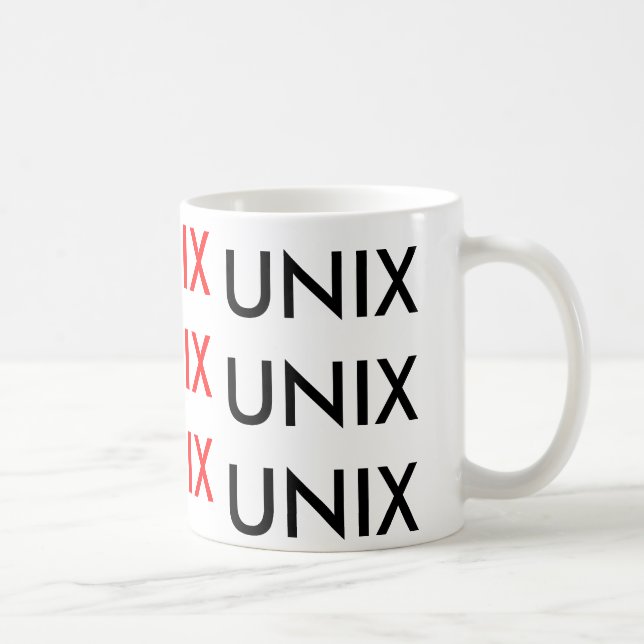 unix unix unix kaffemugg (Höger)