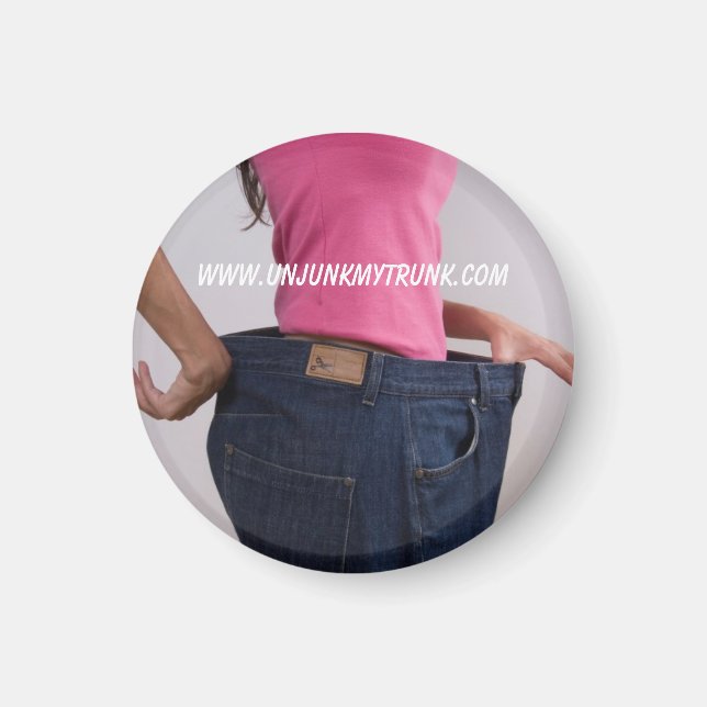 Unjunk My Trunk Magnet (Framsidan)