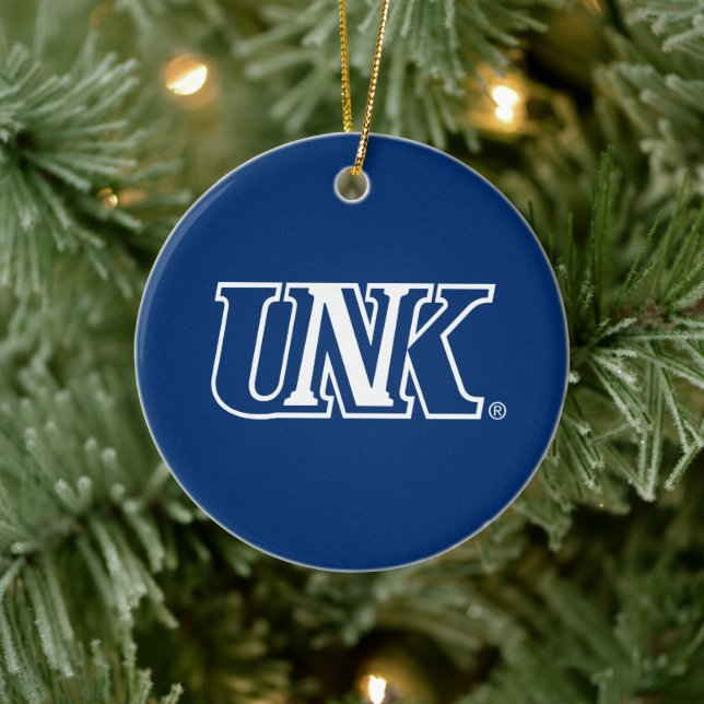 UNK | Universiteten i Nebraska i Kearney Julgransprydnad Keramik (Träd)