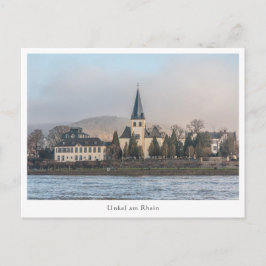 Unkel Rhein Tyskland Vykort