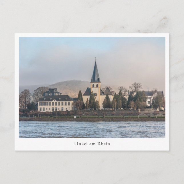 Unkel Rhein Tyskland Vykort (Framsida)