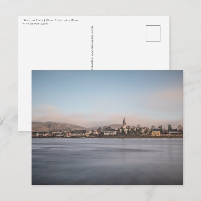 Unkel Tyskland Vykort (Fram/baksida)