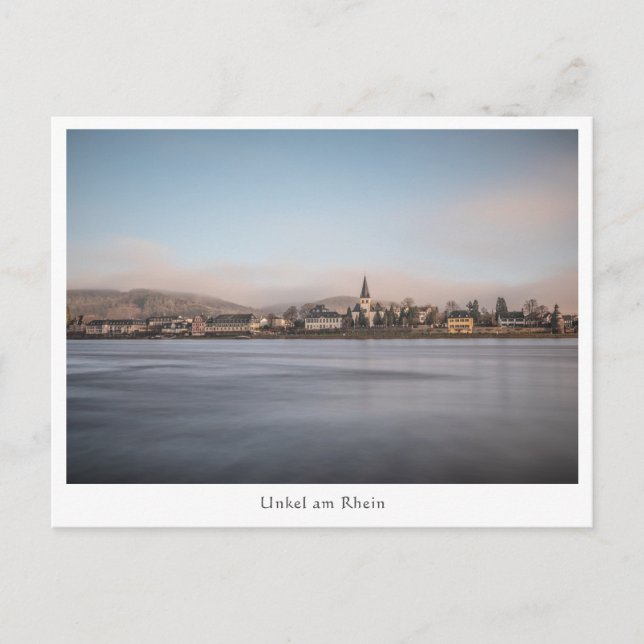 Unkel vid Rhen Vykort (Framsida)