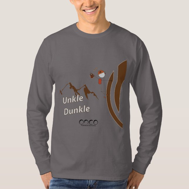 Unkle Dunkle Long-Sleeve T Shirt (Framsida)