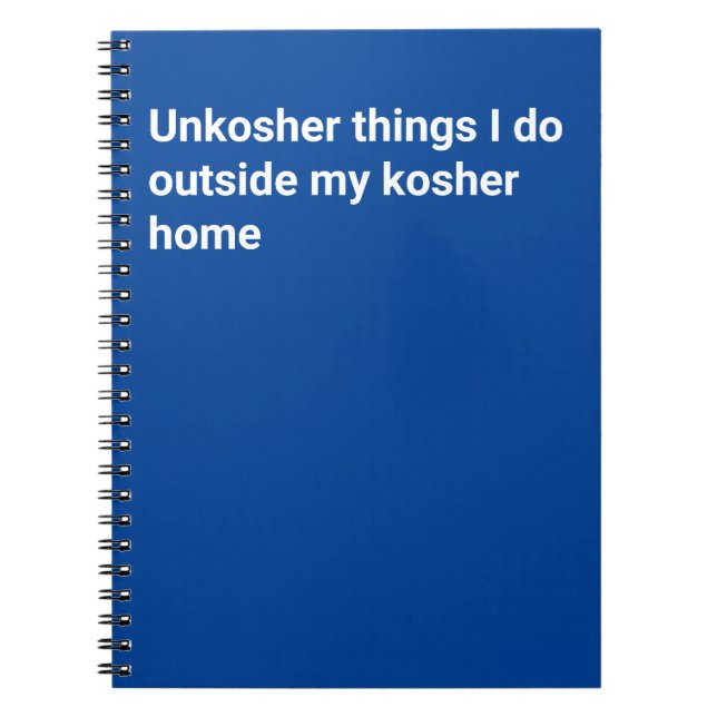 Unkosher bärbar dator anteckningsbok (Framsidan)