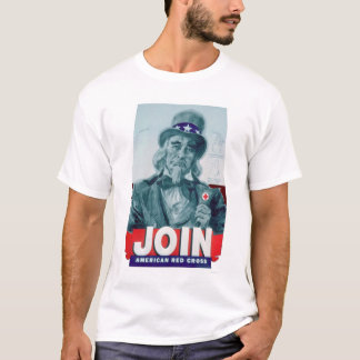 Unlce Sam ha på sig ett Röda kor knäppas (US00291) Tee