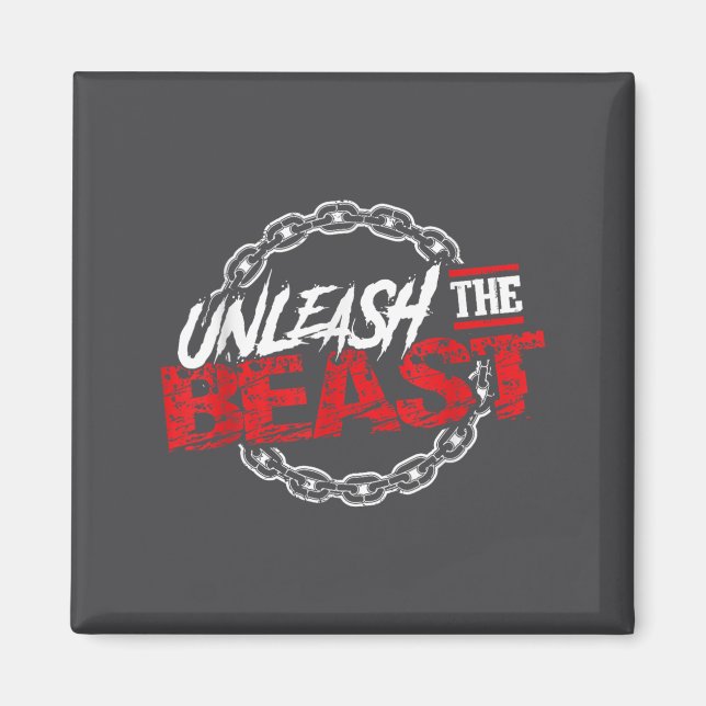 Unleahe _ Gym Mode Fitness Motivation Wer  Magnet (Framsidan)