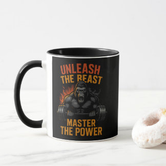 Unleash the Beast – Bodybuilding Power Muscle Gift Mugg