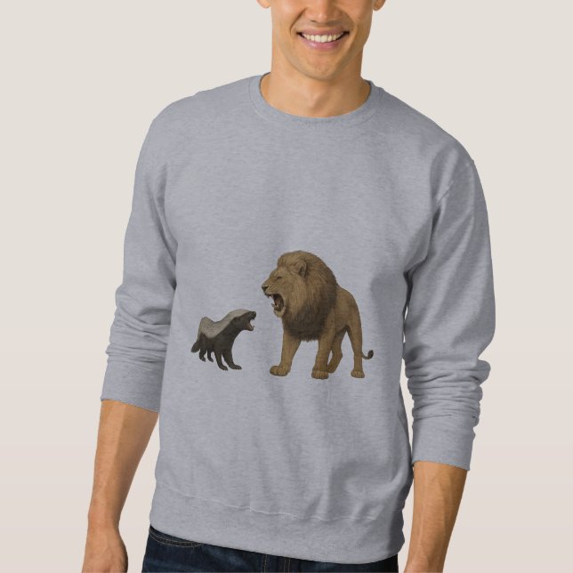 Unleash your anger lång ärmad tröja (Framsida)