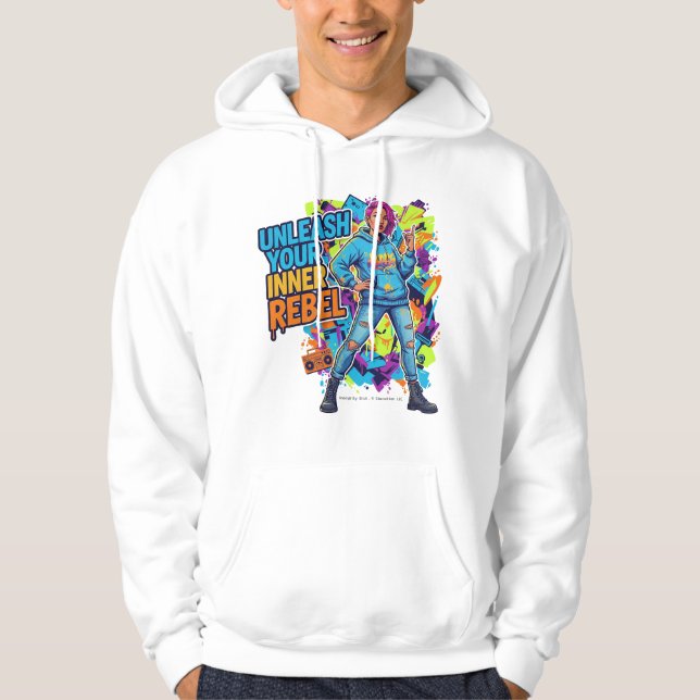 Unleash Your Inner Rebel - Hoodie -  (Framsida)