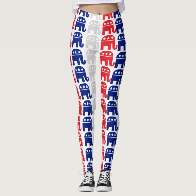 Unleash Your Patriotism: Stunning Leggings  (Framsida)